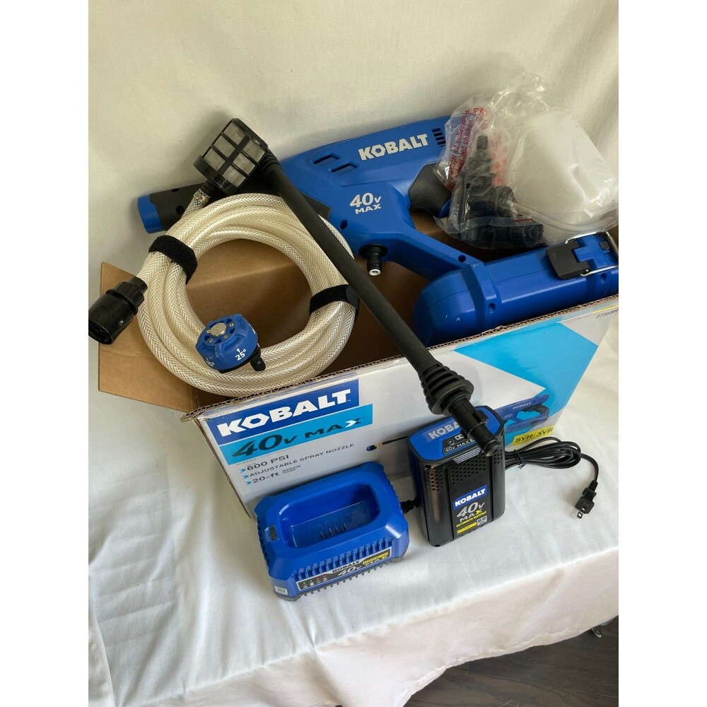 Kobalt 40v Max Power Cleaner Pressure Washer kit with Battery + Charger